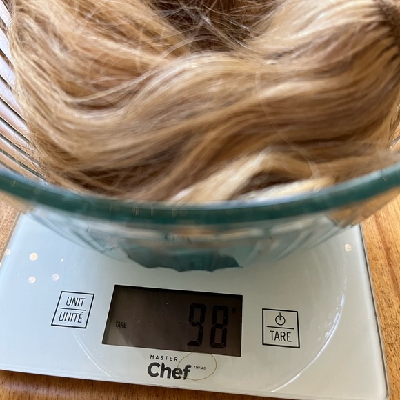 100% Remy Human Hair Golden Blonde Clip In Hair Extensions - Picture 6 of 7